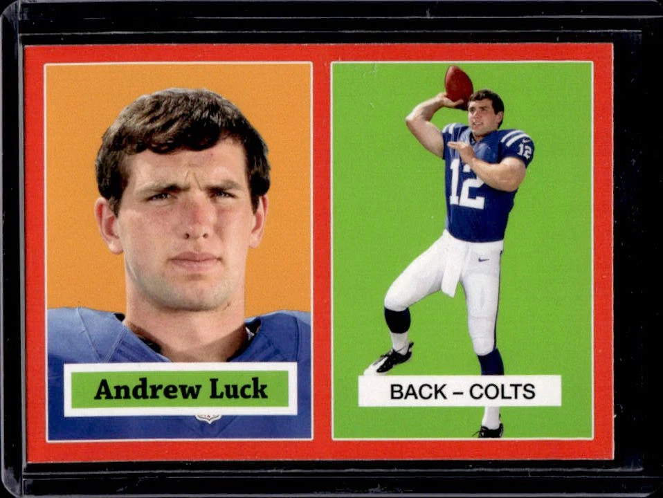 Andrew Luck Topps 1957 Reprint #1 Red Border