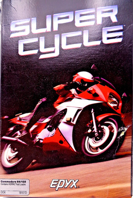 COMMODORE 64/128 -- SUPER CYCLE (EPYX  - DISK)