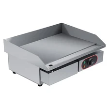 3000W Stainless Steel Electric Griddle Countertop Hot Plate Commercial BBQ Grill