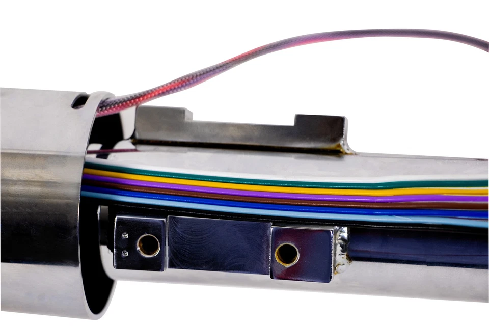 Columna de dirección Ididit 1540760020 - Acero cromado Foto 2 de 4