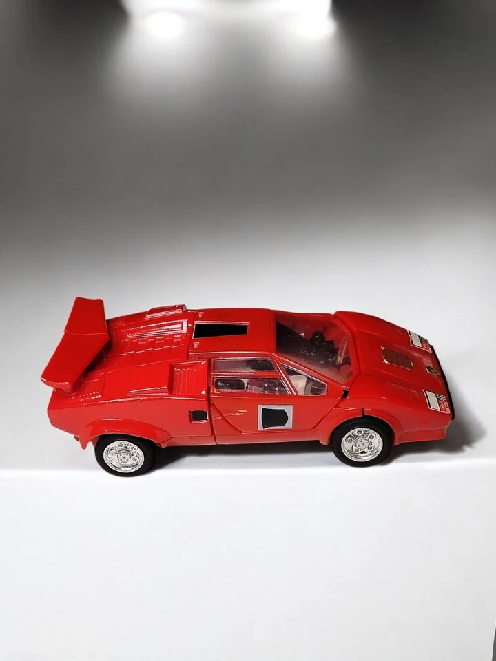 Sideswipe 兰博基尼 1984 G1 变形金刚复古孩之宝可动人偶 — 第 3/4 张图片