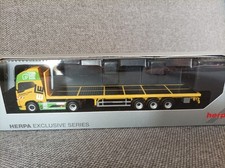 Herpa 1:87 OVP; 958622 Volvo FH GL XL Electric Rungen-Sattelzug "Leonhard Weiss"