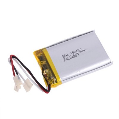 LiPo Akku 3,7V 2000mAh 103450 10x34x50mm  Li-Polymer PCM mit Schutzplatine