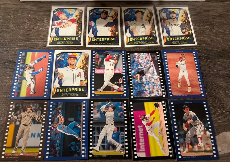 2026 Topps Heritage Lot Of 14 Inserts The Enterprise And Ready and Action