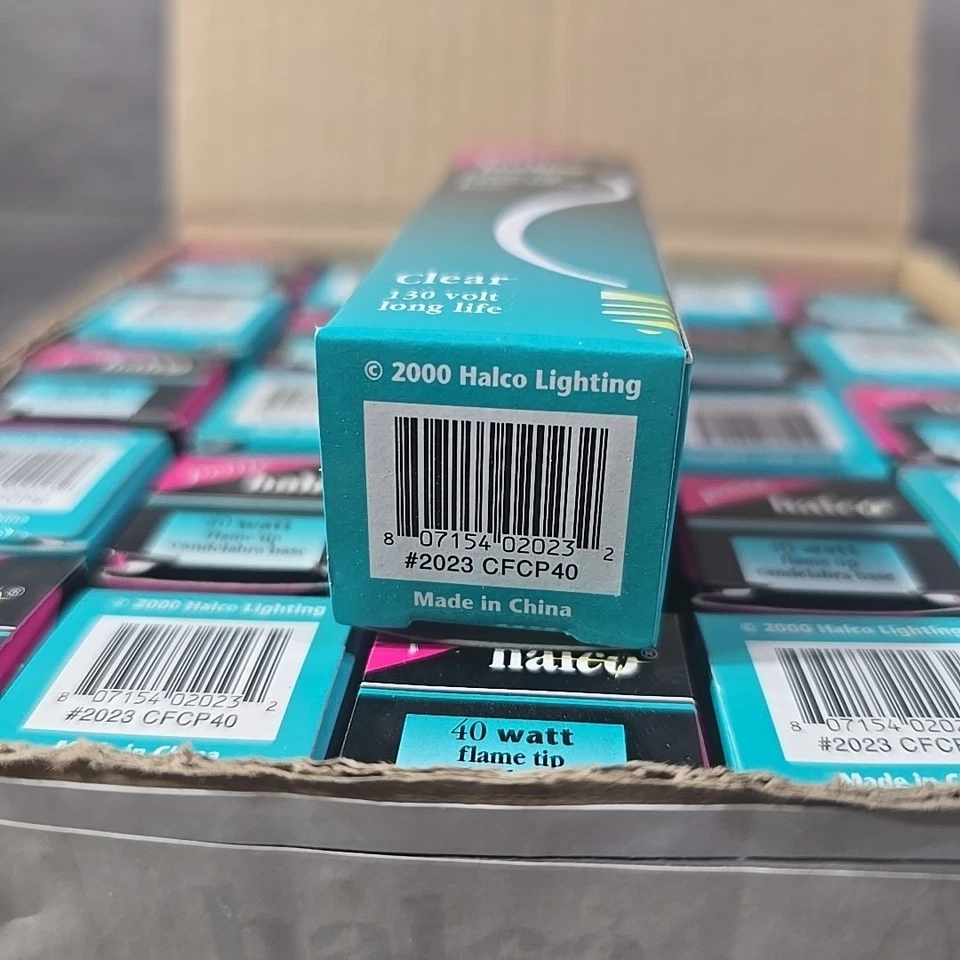 25 PACK 40-Watt CA10 Clear Flame Tip Candelabra Chandelier Light Bulbs #2023 - Image 4 of 4