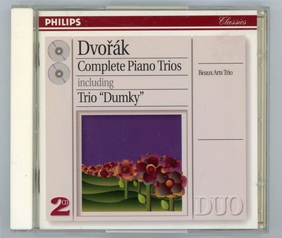Dvorak Complete Piano Trios Beaux Arts Trio Philips Duo 2 CD Set Dumky Classical