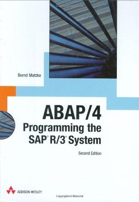 ABAP/4: PROGRAMMING THE SAP R/3 SYSTEM By Bernd Matzke - Hardcover **Excellent**
