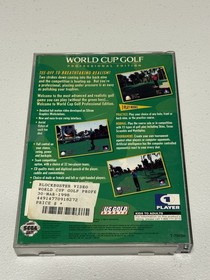 World Cup Golf Professional Edition  w/ Registration Sega Saturn