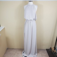 Show Me Your Mumu Heather Halter Dress in Show Me The Ring Crisp Women's Size L