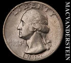 1932-S Washington Quarter - Scarce  Extra Fine  Key Date  No Reserve  #L4721