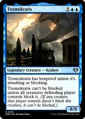 X 1 Tromokratis NM-M CMM 129 MTG Magic The Gathering