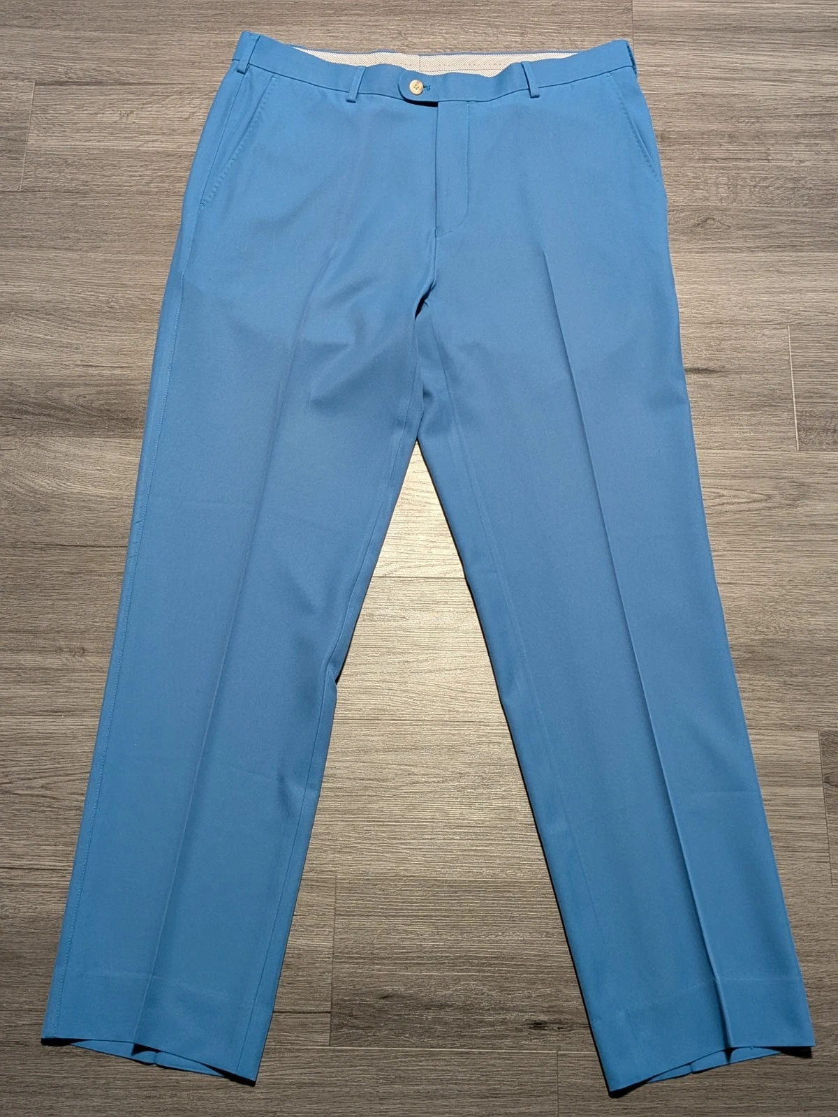 Peter Millar Men's Blue Durham High Drape Performance Golf Pants Size 35x30