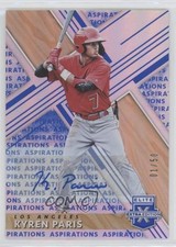 2019 Panini Elite Extra Edition Aspirations Blue 1/50 Kyren Paris #126 Auto tg7