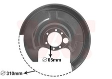 VAN WEZEL Spritzblech Bremsscheibe 0322374 für AUDI A4 80 B4 8D2 8D5 8C2 B5 8C5