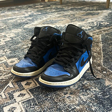 Nike Air Jordan 1 Mid Men s Mid-Top Lace-Up S...