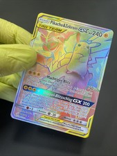 Pikachu & Zekrom GX TAG TEAM 184/181 RAINBOW De Pokemon Karte