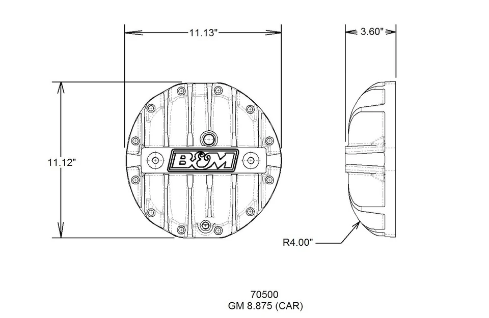 Cubierta diferencial B&M 70500 Foto 4 de 4