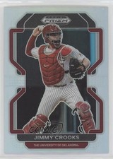 2022 Panini Prizm Draft Picks Silver Jimmy Crooks III #PDP127 05ct