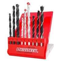 Bohrer FüR Holz, Metall Und Beton 5, 6, 8 Mm Im Multipack, 9 Bohrer Im Set