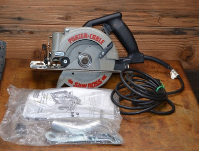 #ad Porter Cable 345 6quot; Saw Boss Circular Saw Great Used shape Made In USA $149.99