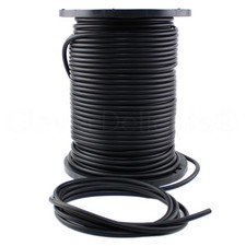 Solid Rubber Cord 1/2 Diameter 5 Feet Buna 70 Durometer Black 0.5 R