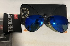 Ray Ban Aviator Sunglasses Classic Authentic RB3025 58mm Blue Authentic 