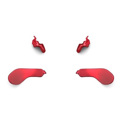 4PCS Red Stainless Steel Back Button Paddles For PS5 Edge Controller Parts
