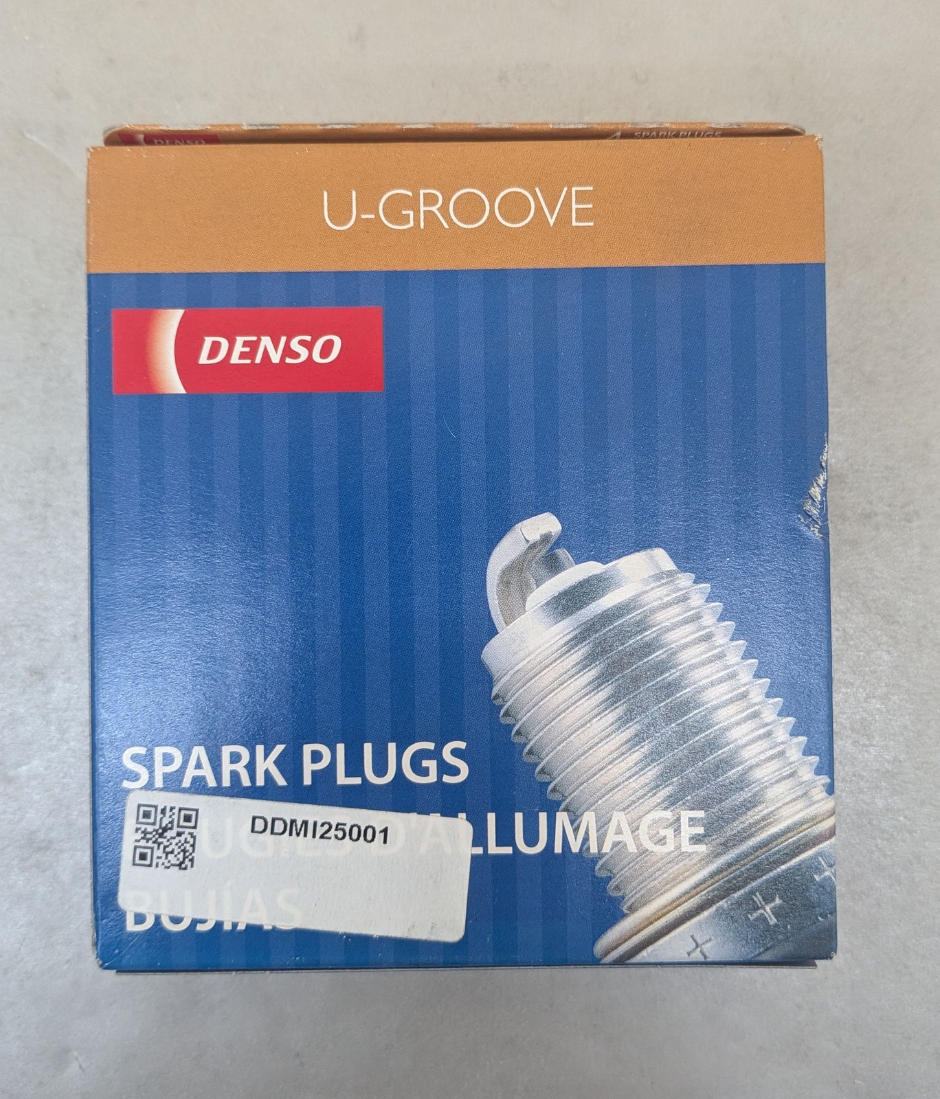 Pack of 4 Denso K20HR-U11 3381 U-Groove Spark Plugs