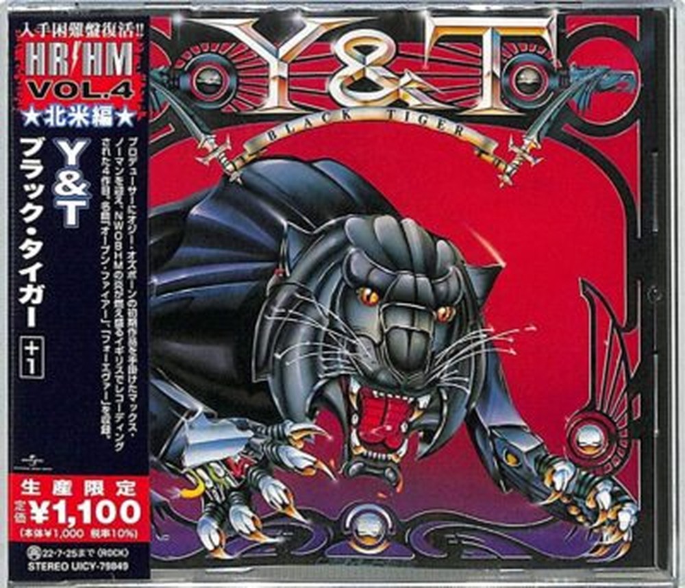 Y & T-Black Tiger-CD Ltd/Ed Reissue Japan