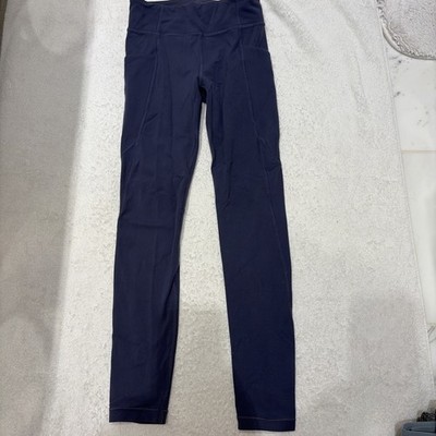 Athleta Girl M 8/10 High Rise Stash Your Treasures Tight Purple Leggings