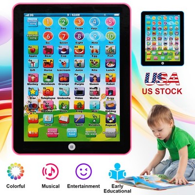 Tablet Toys, Kids' Learning Pad Preschool Early Educational Tablet Birthday Gift