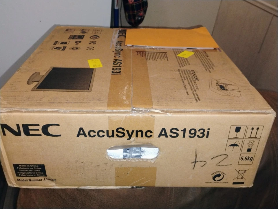 NEC AS193i AccuSync 19" Value LED Backlit IPS LCD Desktop Monitor - Image 3 of 4