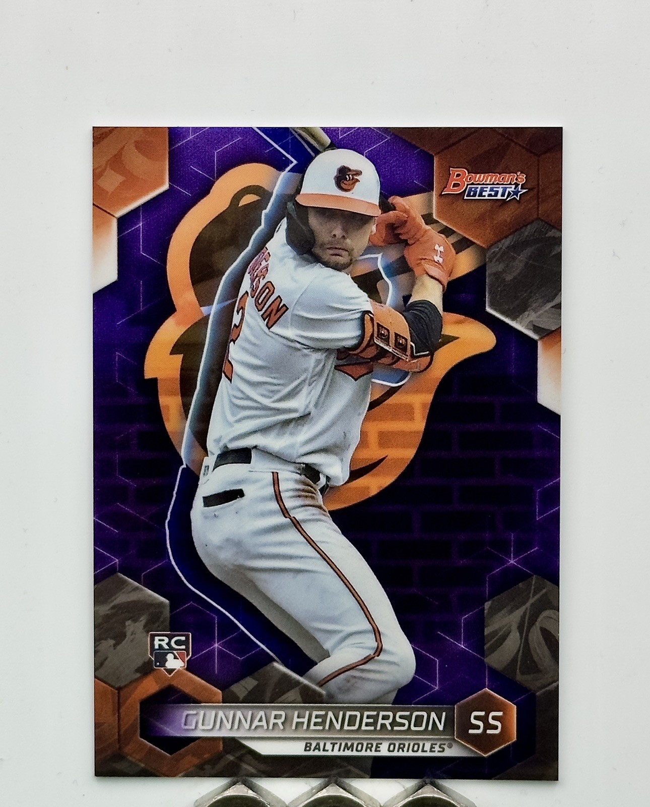 2023 Bowman's Best - Gunnar Henderson #26 Purple Refractor 122/250 (RC)