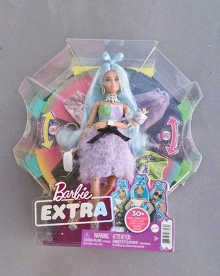 Barbie extra fashion Doll Puppe New neu new blue hair deluxe style 