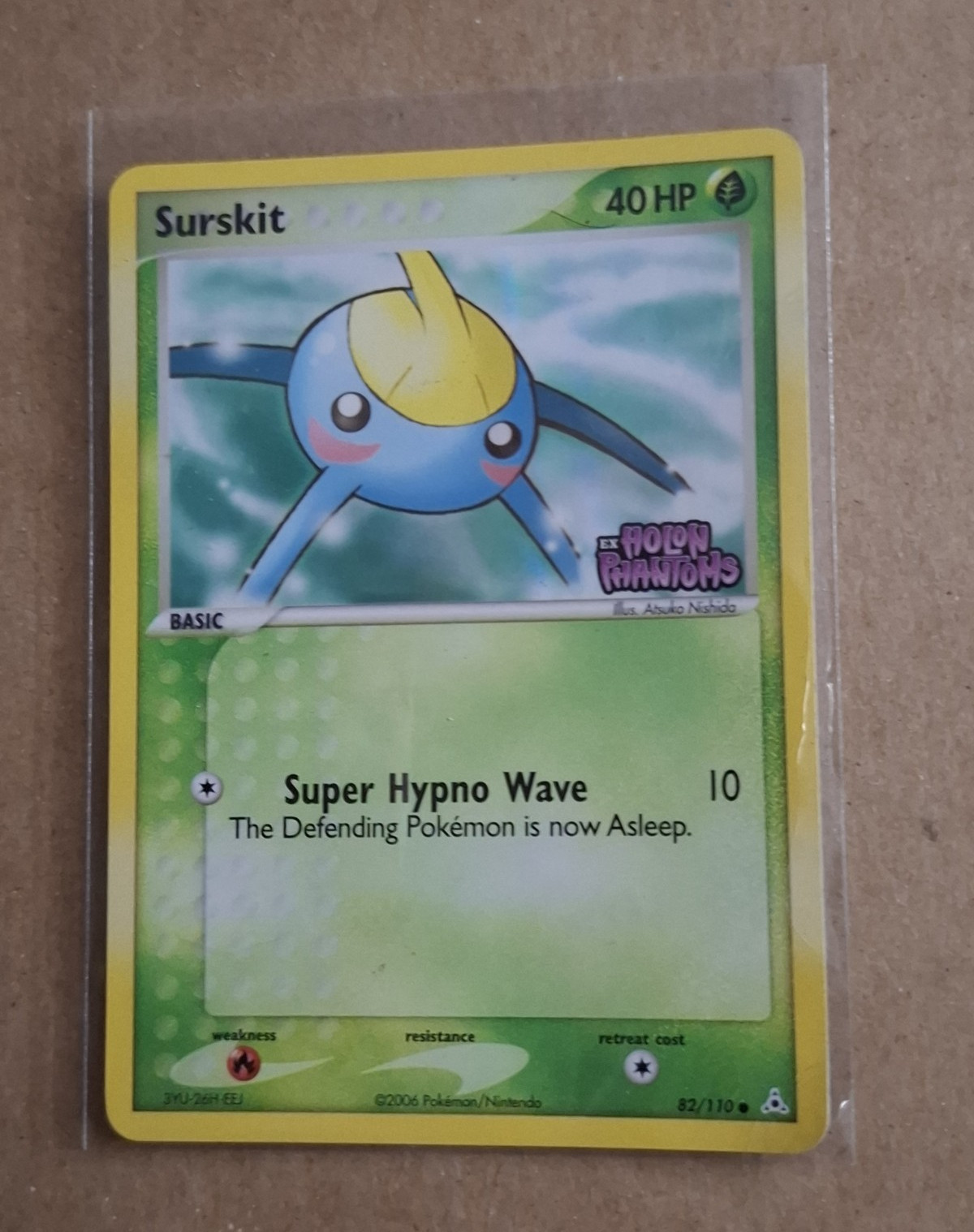 Pokémon TCG Surskit 82/110 Holon Phantoms Reverse Holo EN 2006