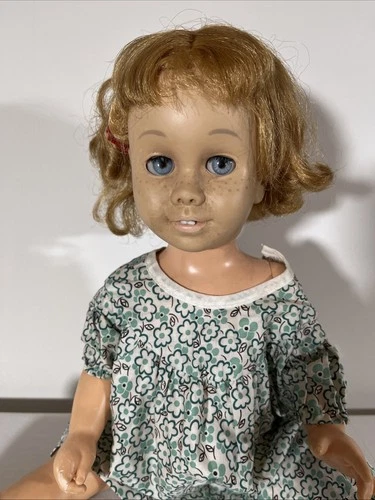 Vintage 1960s Mattel Chatty Cathy Doll with Original Clothing - Non-speaking