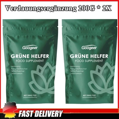 VITAFANT 2X Verdauungsergänzung 200G Ernährung Nahrungsergänzung natürliches Grünpulver