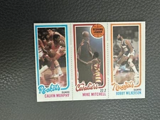 1980-81 Topps #108 Calvin Murphy / #51 Mike Mitchell / #80 Bobby Wilkerson