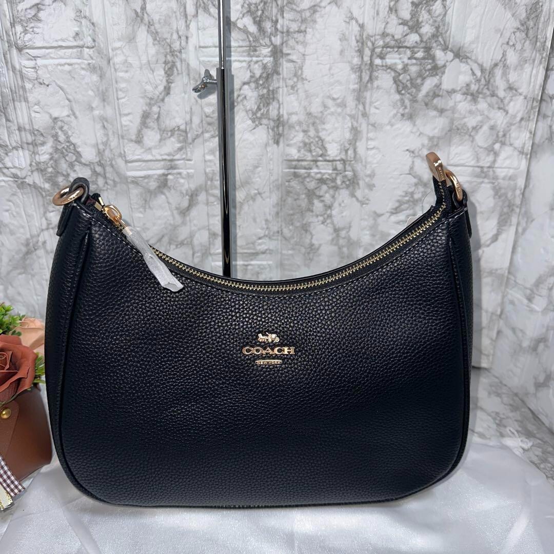 ★SCULPTOR★ Terry Hobo Bag Navy SC25S510NA COACH Teri Hobo Shoulder bag CJ517 Black outlet New | eBay