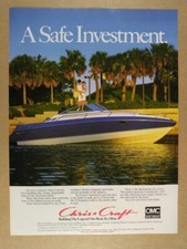 1989 Chris-Craft 21 Scorpion Cuddy Boat vintage print Ad