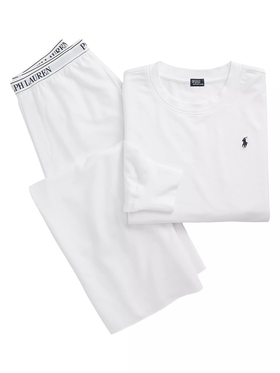 Polo Ralph French Club Terry 2-Piece Sweatshirt & Wide-Leg Polo Ralph French Club Terry 2-Piece Sweatshirt & Wide-Leg