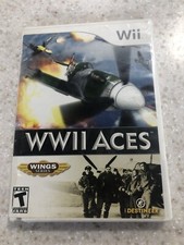 WWII ACES GAME ORIGINAL WII NINTENDO WII GAME DISC AND CASE NES HQ