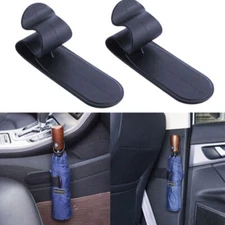 2 Pcs x Car Interior Accessories Umbrella Hook Holder Hanger Clip Fastener