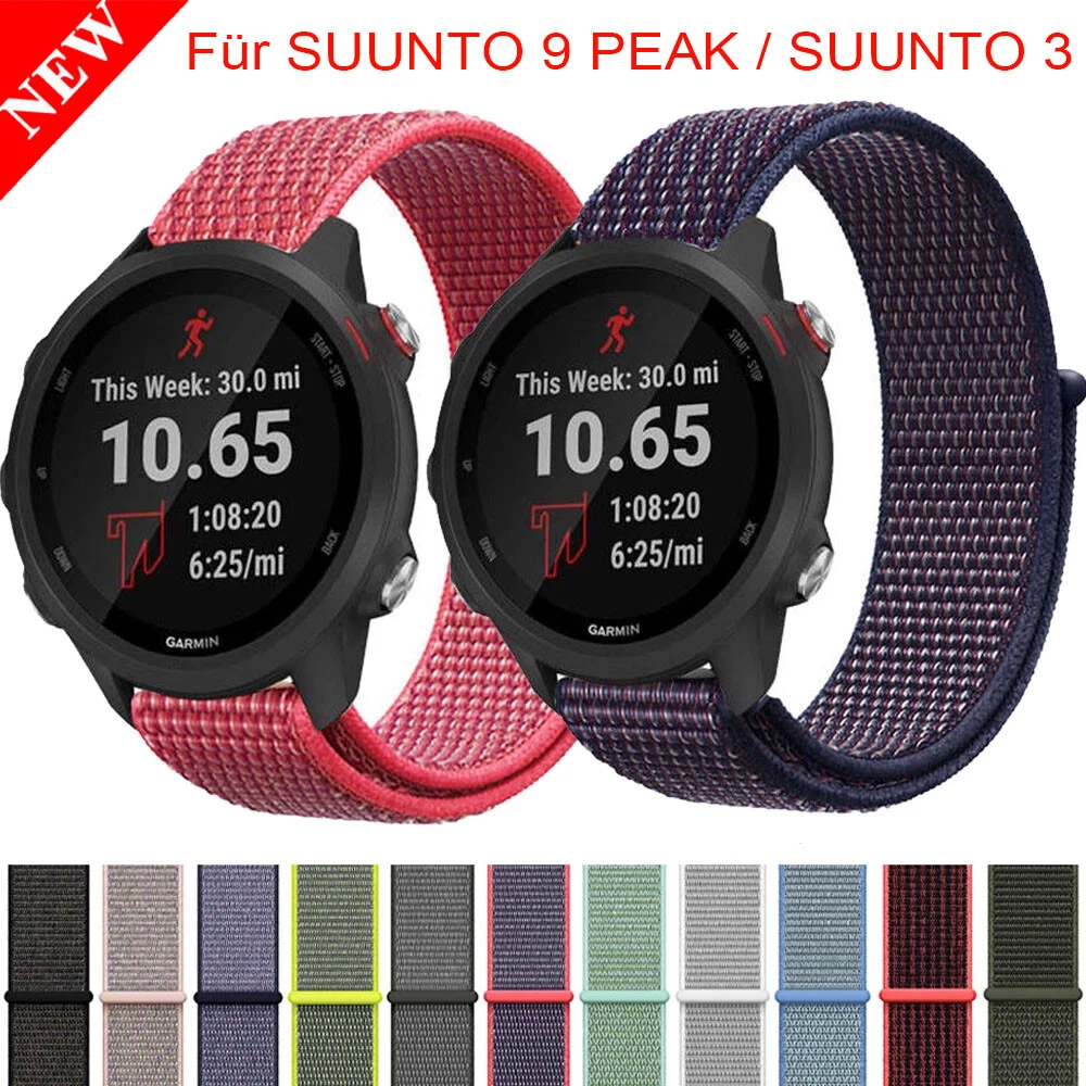 For SUUNTO 9 PEAK Sport Nylon Loop Strap Smart Watch Band Wristband  Bracelet New