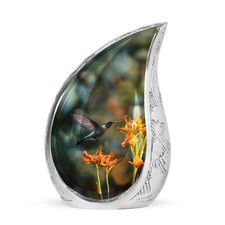 Hummingbird Urn - Mini Teardrop Urns - Keepsake Urns For Human Ashes