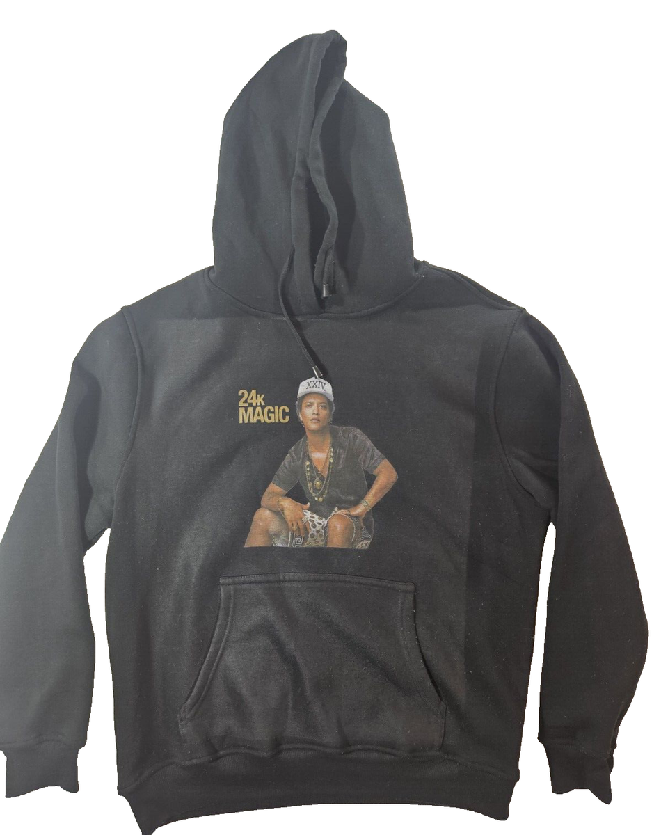 BRUNO MARS 14k Magic Image Concert Tour Hooded Hoodie Sweatshirt
