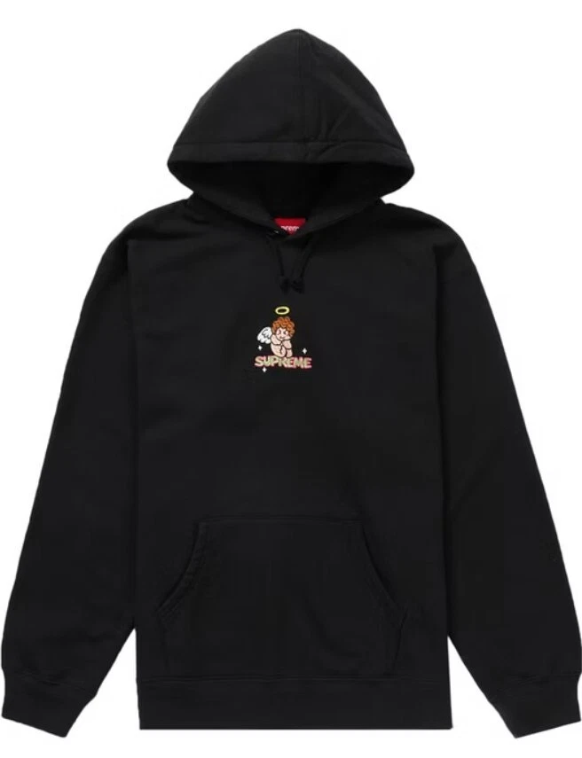 Sweat à capuche Supreme Angel noir   Taille XL