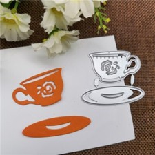 Teapot Teacup Metal Cutting Dies Scrapbooking Card Making Craft Embossing