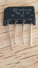 25 PC 1A 100PIV Thru-Hole MDA101G Bridge Rectifier Free Shipping