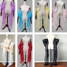 Women Bridal Organza Gloves Sleeve Oversleeve Wedding Evening Dress Accessory